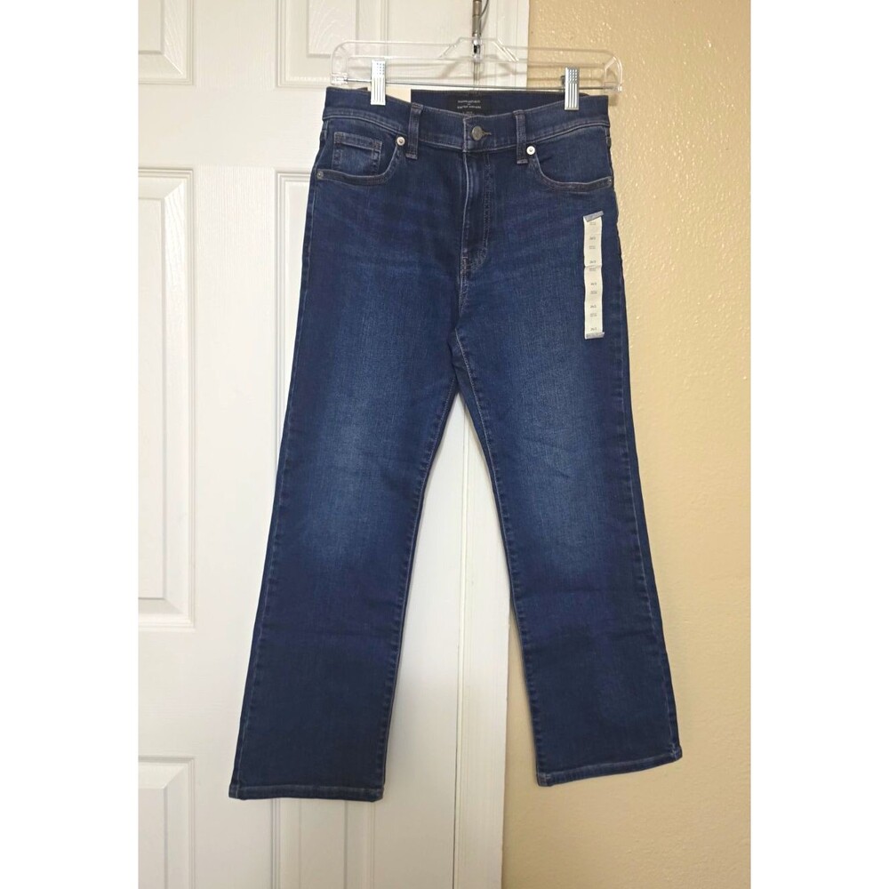 Banana Republic Women’s High Rise Bootcut Blue Dark Wash Denim Jeans Size 2